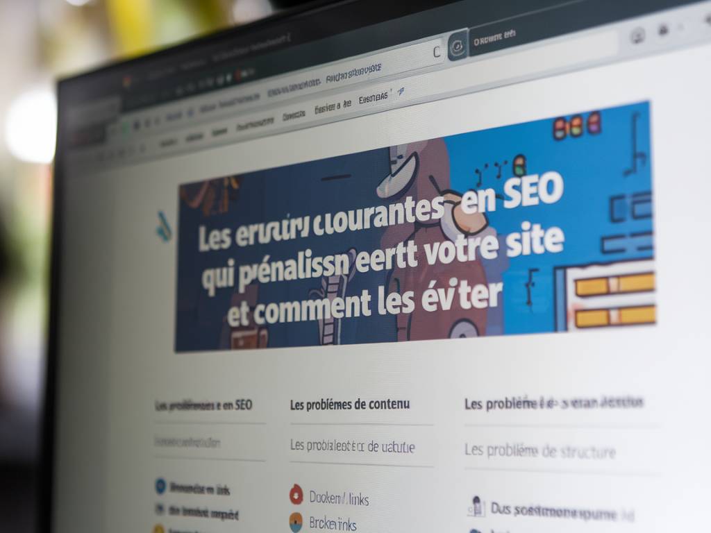 "Les erreurs courantes en SEO qui pénalisent votre site et comment les éviter"